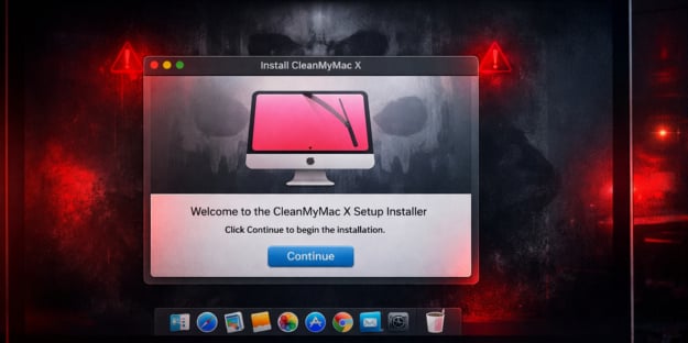 CleanMyMac Imposter Site Installs SHub Stealer on Macs