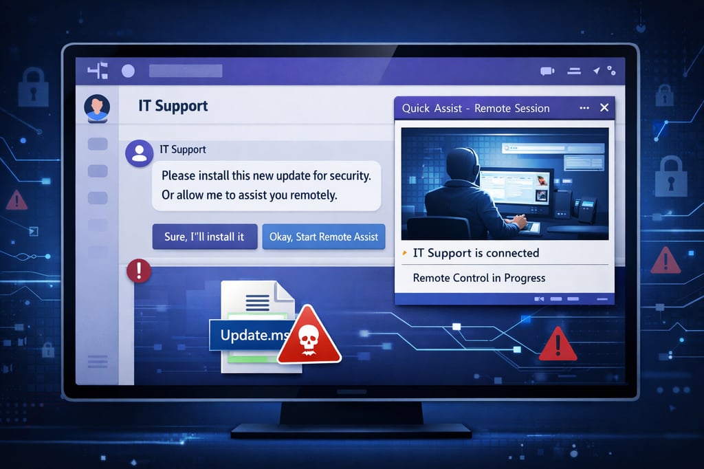 Teams Social Engineering Campaign Drops A0Backdoor Malware